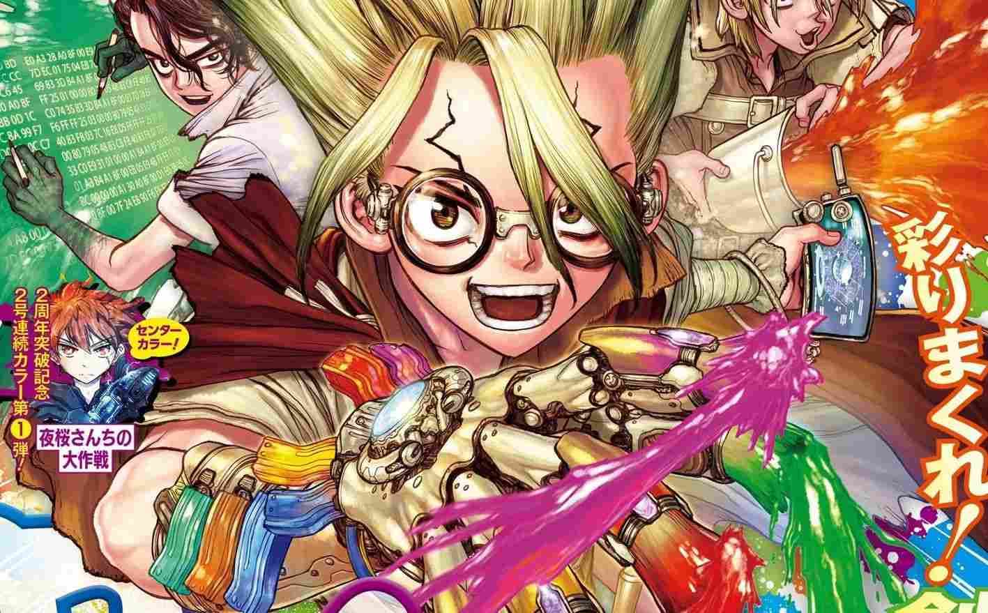 Manga Dr. STONE Libur Selama Seminggu untuk Penelitian