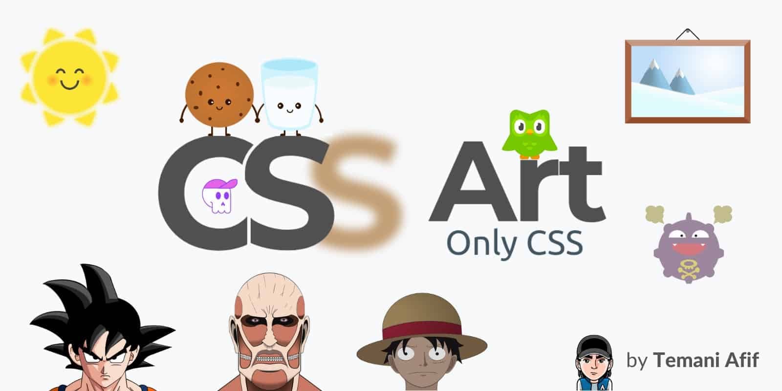 Seorang Web Dev Membuat Ilustrasi Tanjiro Kamado hanya dengan CSS