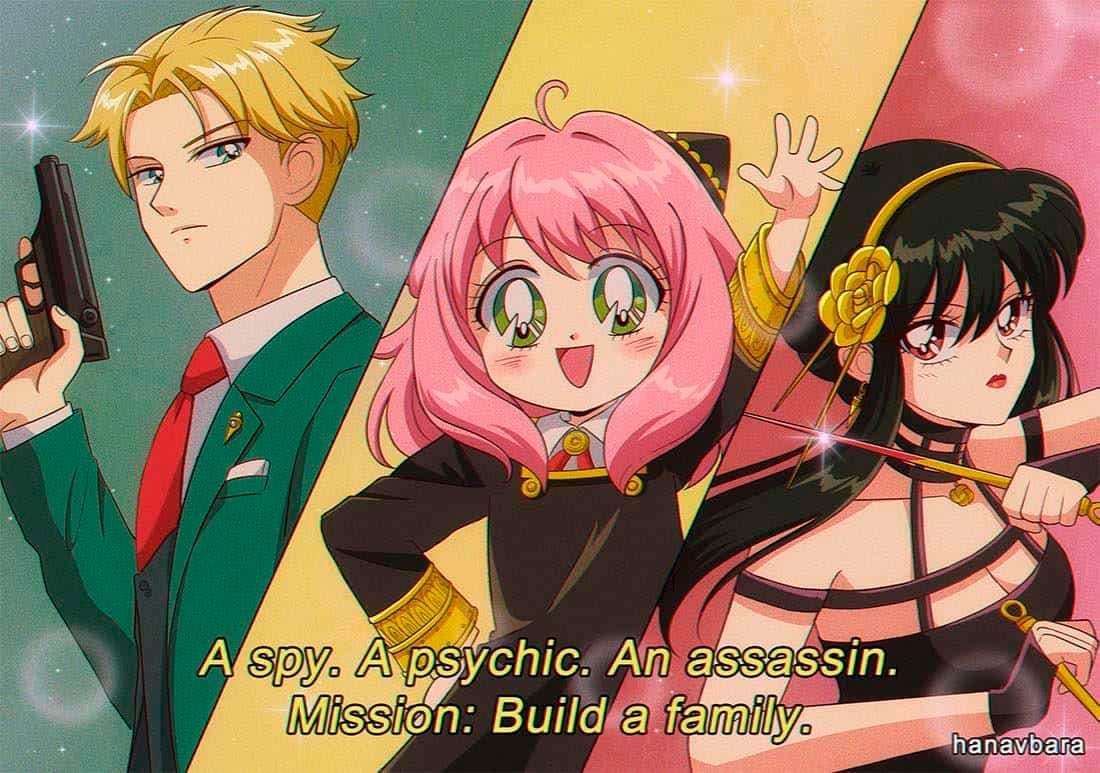 Gokil! Beginilah Anime SPY x FAMILY di Animasikan pada  tahun 90-an