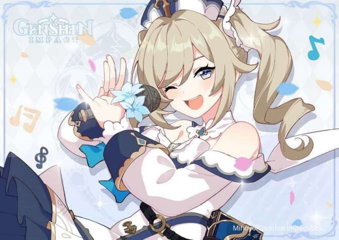 Animasi Dewasa Barbara Dari Genshin Impact Memasuki Trend