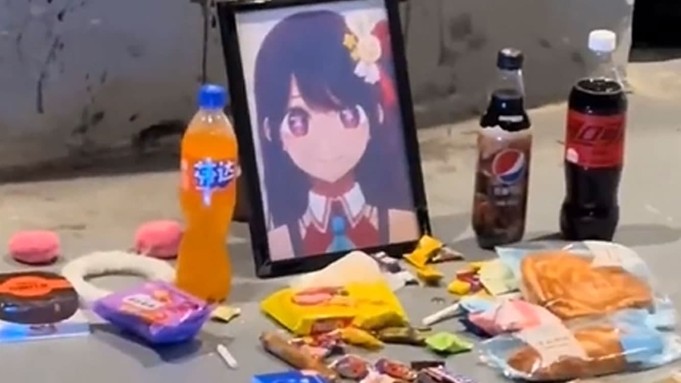 Video Lucu Oshi no Ko, Fans Membuat Altar Untuk Ai Hoshino di jalan