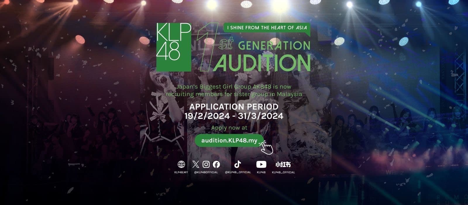 KLP48 Resmi Meluncurkan Audisi Generasi Pertama di Malaysia