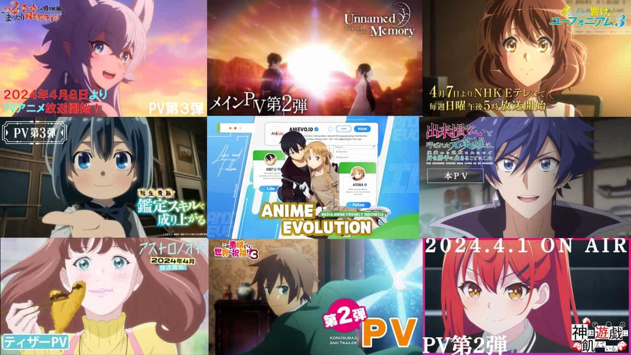 Rilis Anime Di Web Bajakan Lebih Cepat Dibanding Rilis Official Anime Perdana Spring 2024