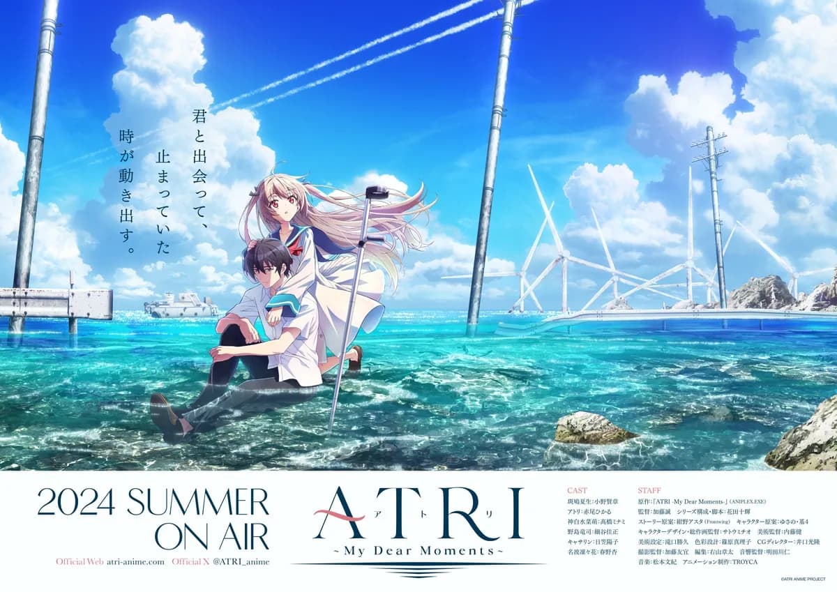 Rilis Anime "ATRI: My Dear Moments" Diumumin, Cek Video Promo Barunya!