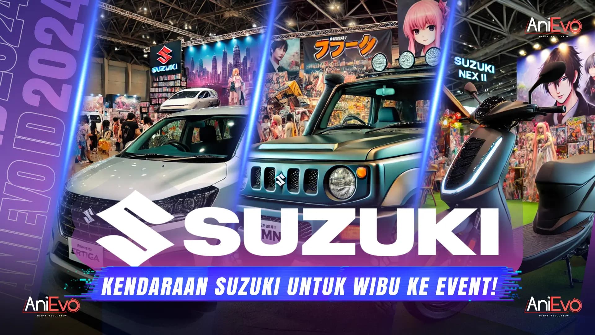 Jangan Sampe Salah Beli, Ini Dia Rekomendasi Kendaraan Suzuki Untuk Wibu Yang Sering Ke Event!