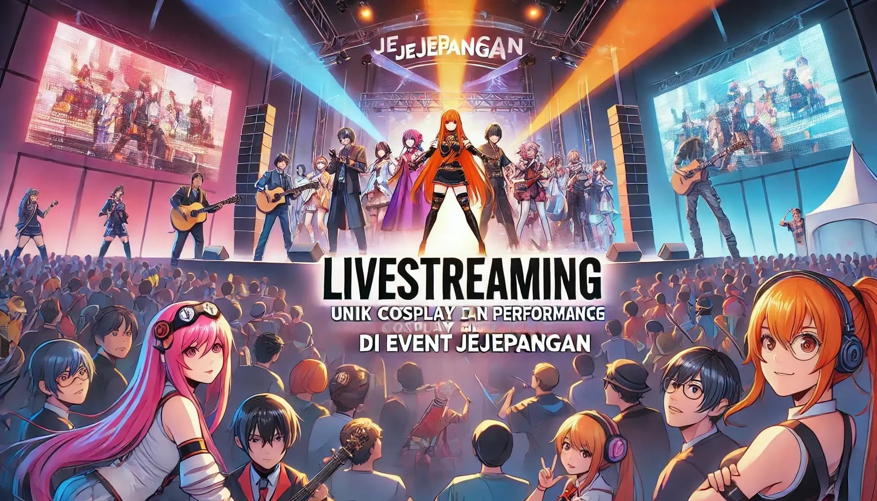 Gini Biar Provesional Livestreaming Lo Saat Cosplay dan Performance di Event Jejepangan!