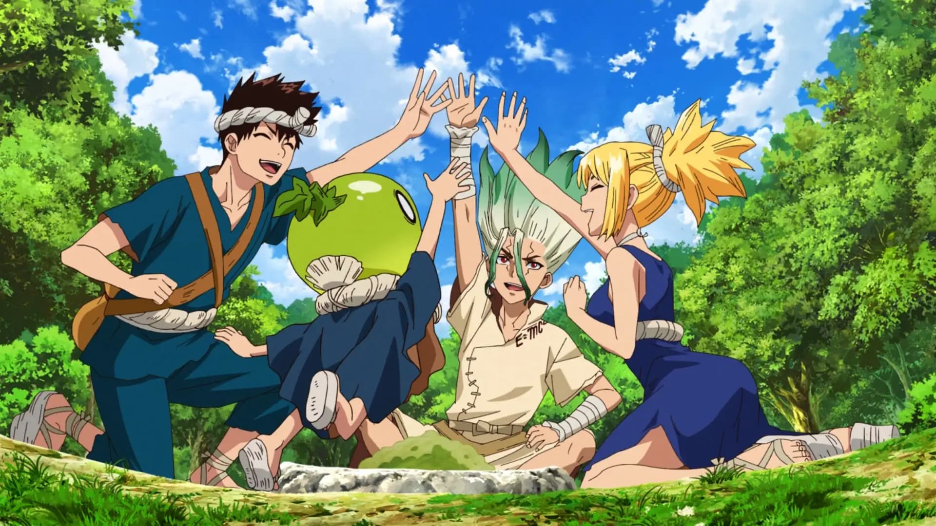 Visual Baru Dr. STONE Siap Tayang pada 2025 dengan 3 Cours (36 Episode)