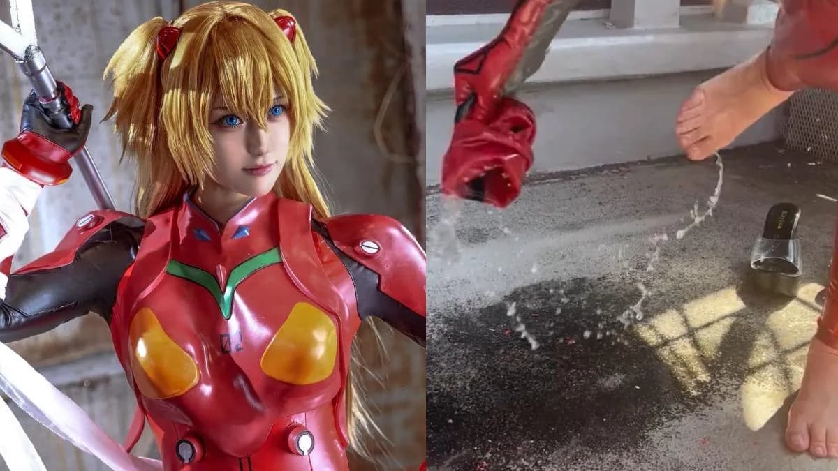 Cosplayer Jepang Bikin Geger: Ngecosplay Asuka  Sampe Keringetan Parah!