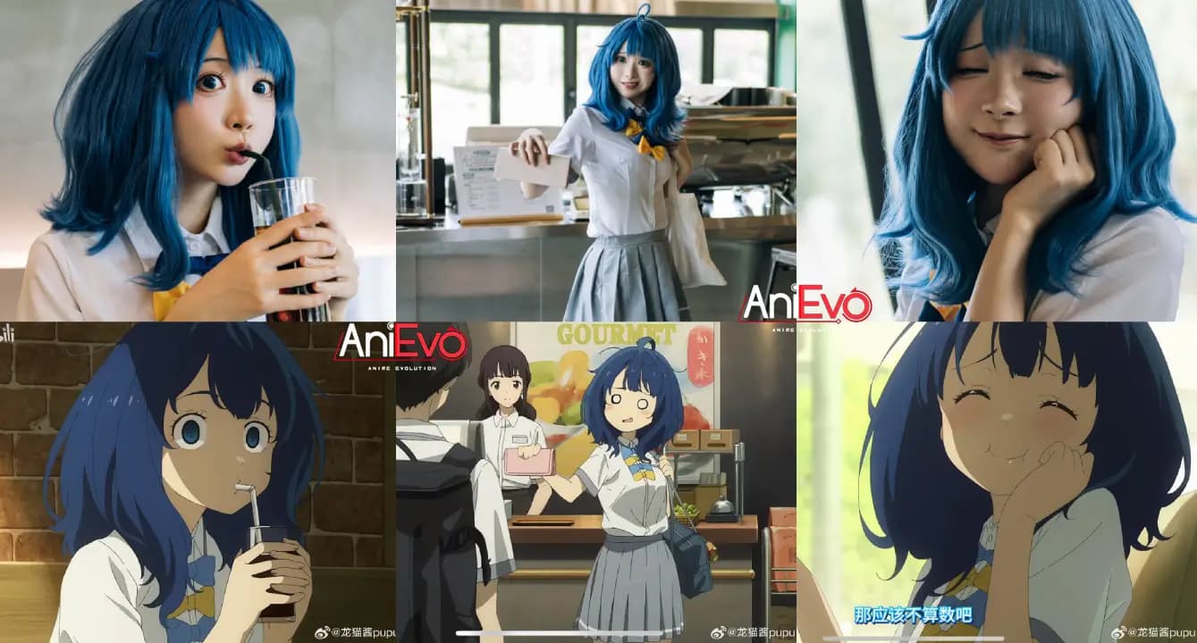 Cosplay Anna Yanami dari 龙猫酱pupu: Bawa Karakter Makeine dengan Pose Lucu dan Ekspresi Kocak!