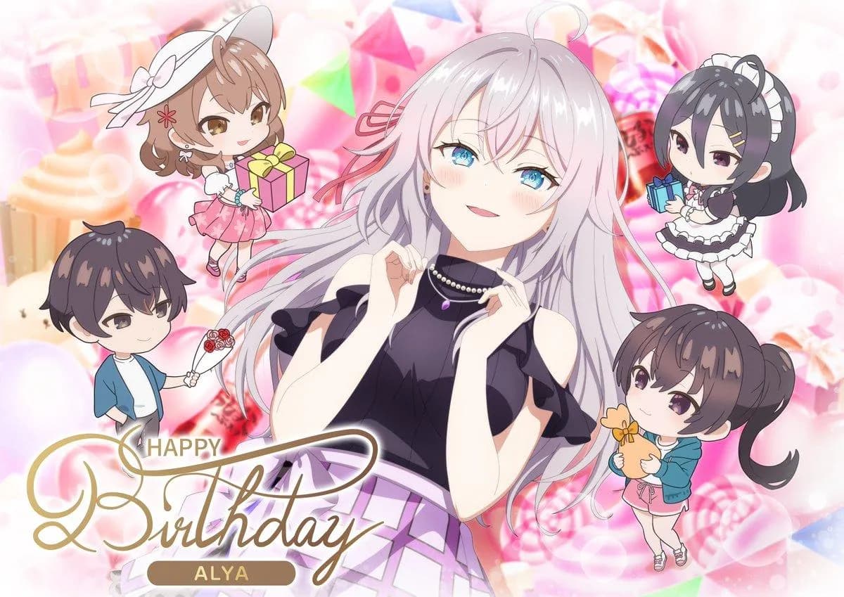 Rame Wibu Ngerayain Ulang Tahun Alya Dari Anime Roshidere!