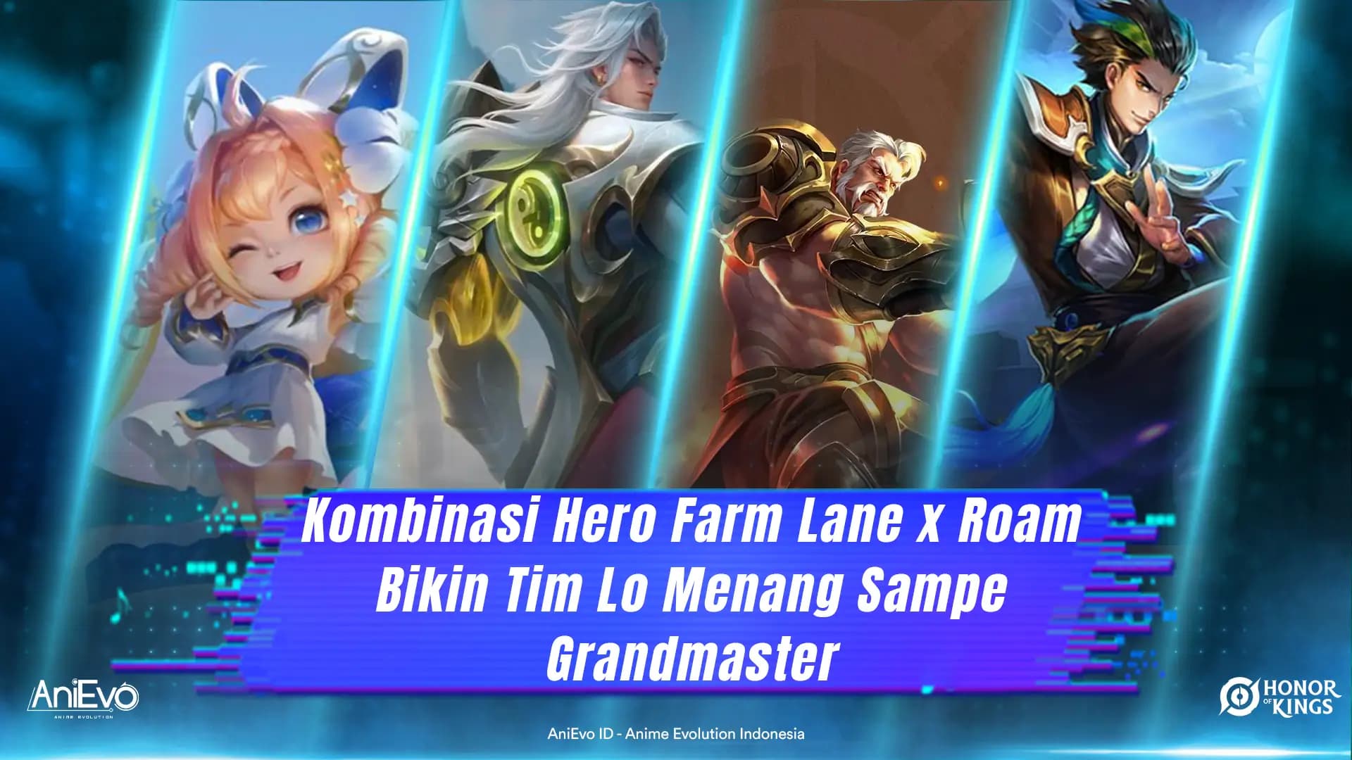 Honor of Kings: 5 Kombinasi Hero Farm Lane x Roam yang Bikin Tim Lo Menang Sampe Grandmaster!