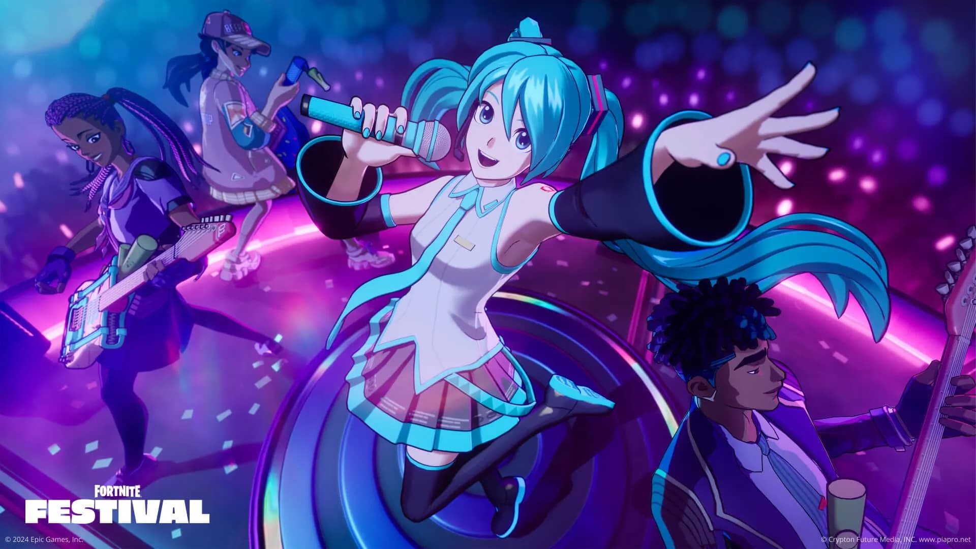 Epic Games Gandeng Hatsune Miku Jadi Ikon Fortnite Festival Season 7!