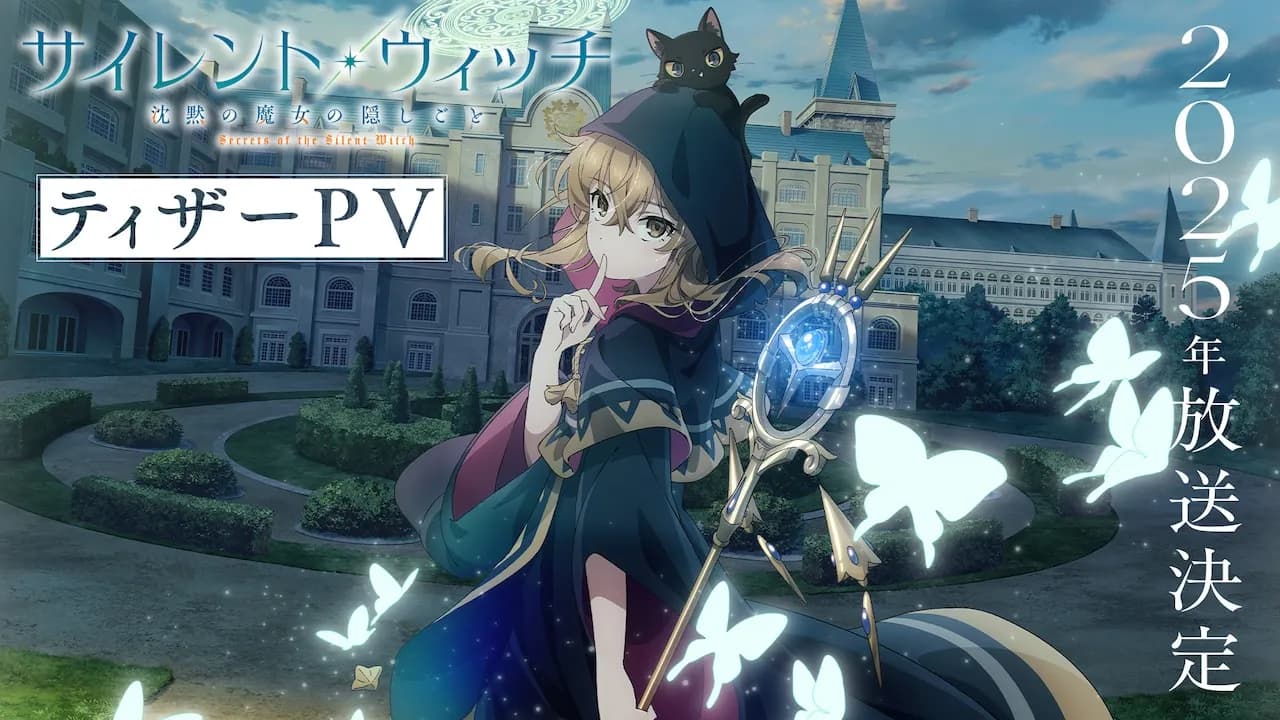 Anime Silent Witch: Chinmoku no Majo no Kakushigoto Rilis PV Pertama!