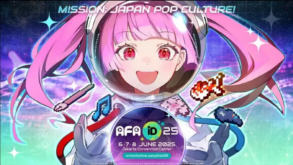 Anime Festival Asia: AFA 2025 Bakal Balik Lagi ke Jakarta! Lineup Artis & Eventnya Gila Banget!