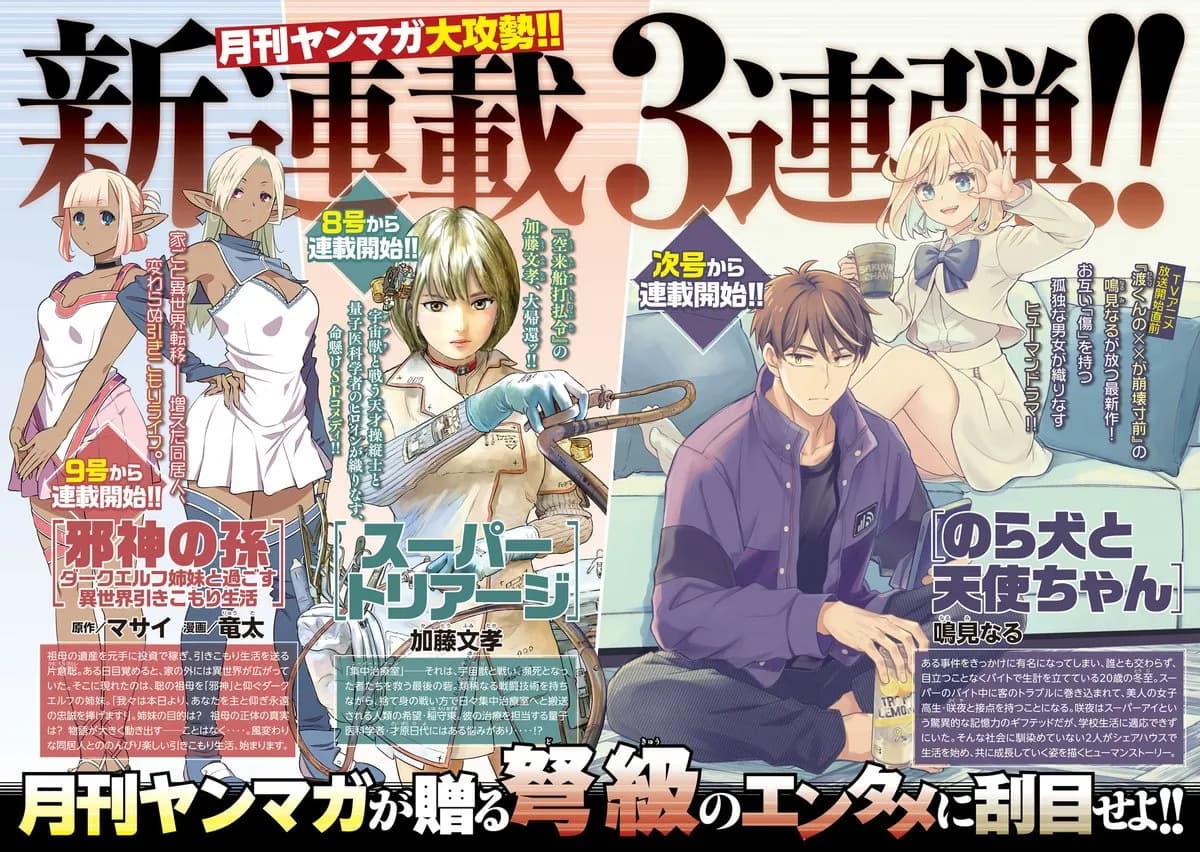 Naru Narumi Bakal Luncurin Manga Baru Norainu to Tenshi-chan Juni Ini!