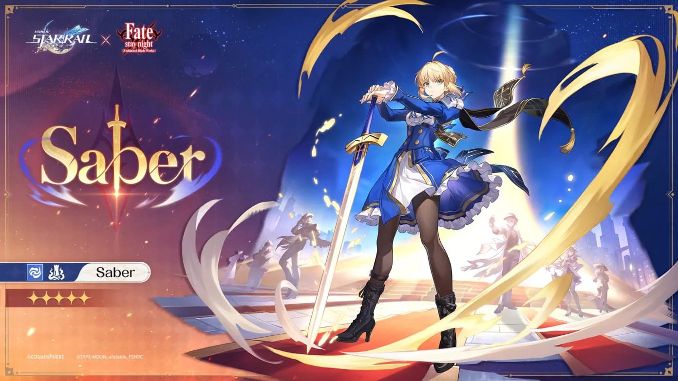Karakter Saber dan Archer Bakal Hadir di Game Honkai Star Rail Secara Gratis Pada Bulan July 2025