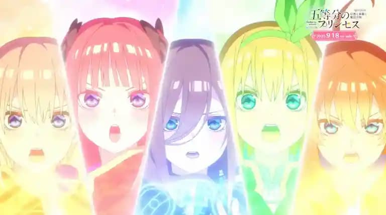 Game Baru Gotoubun no Hanayome Gensou to Shinen to Mahou Gakuin Umumkan Bakal Rilis Bulan September 2025