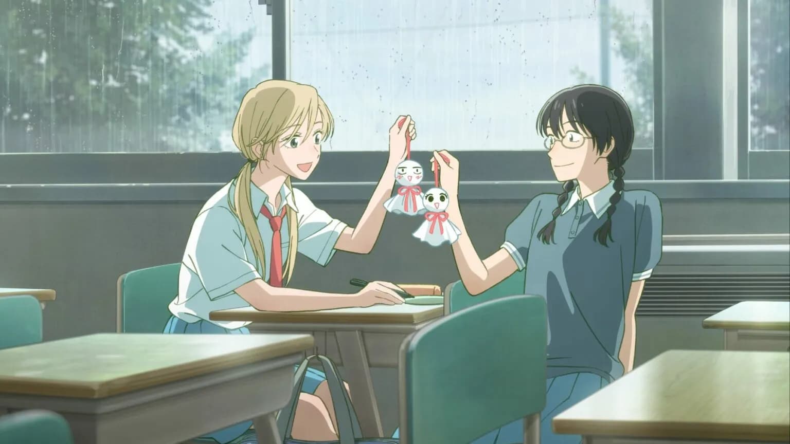 Anime Skip to Loafer Rilis Visual Musim Hujan!