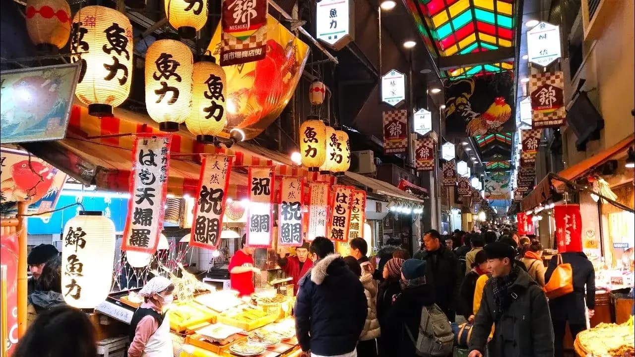 Street Food Terbaik di Pasar Nishiki, Kyoto!