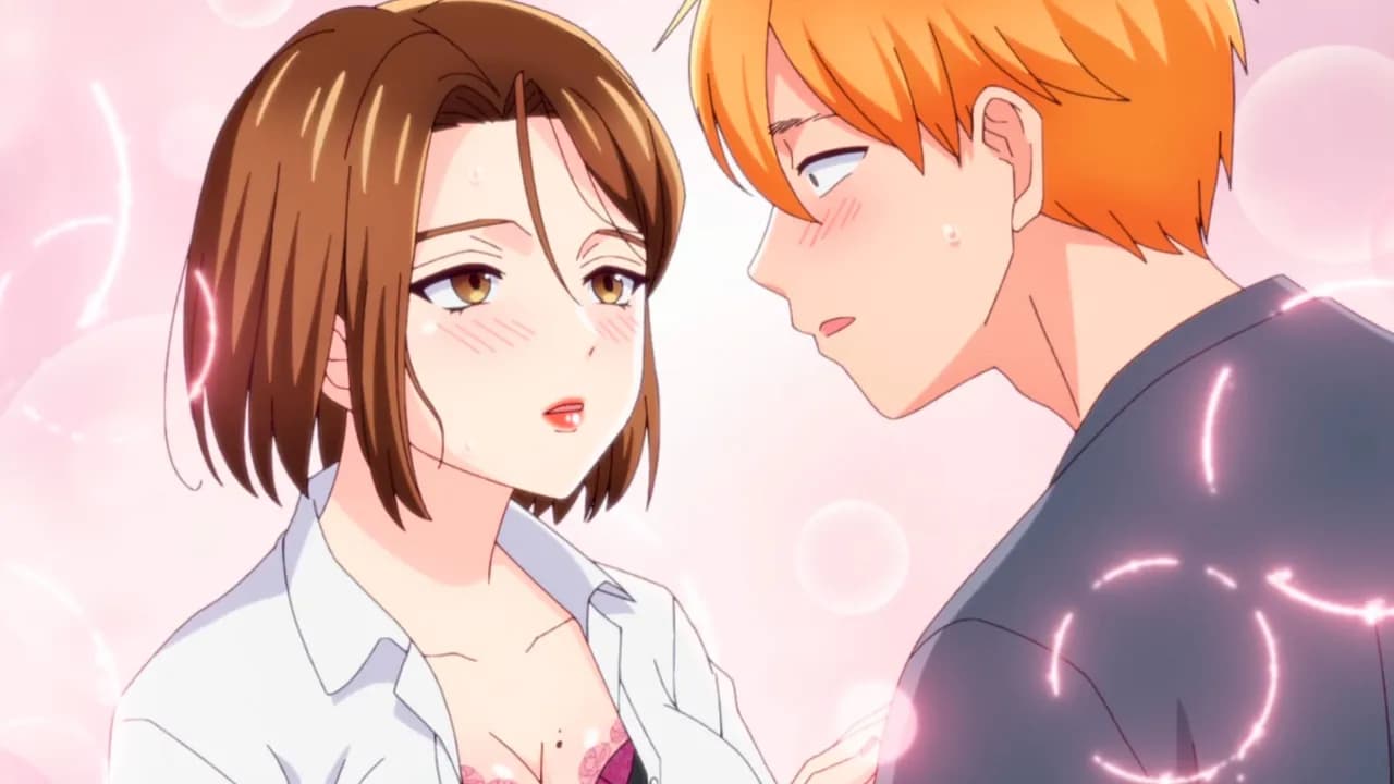 Anime Hitozuma no Kuchibiru wa Kan Chuuhai no Aji ga Shite Rilis Trailer Utama, Tayang 1 Juli dalam 2 Versi!