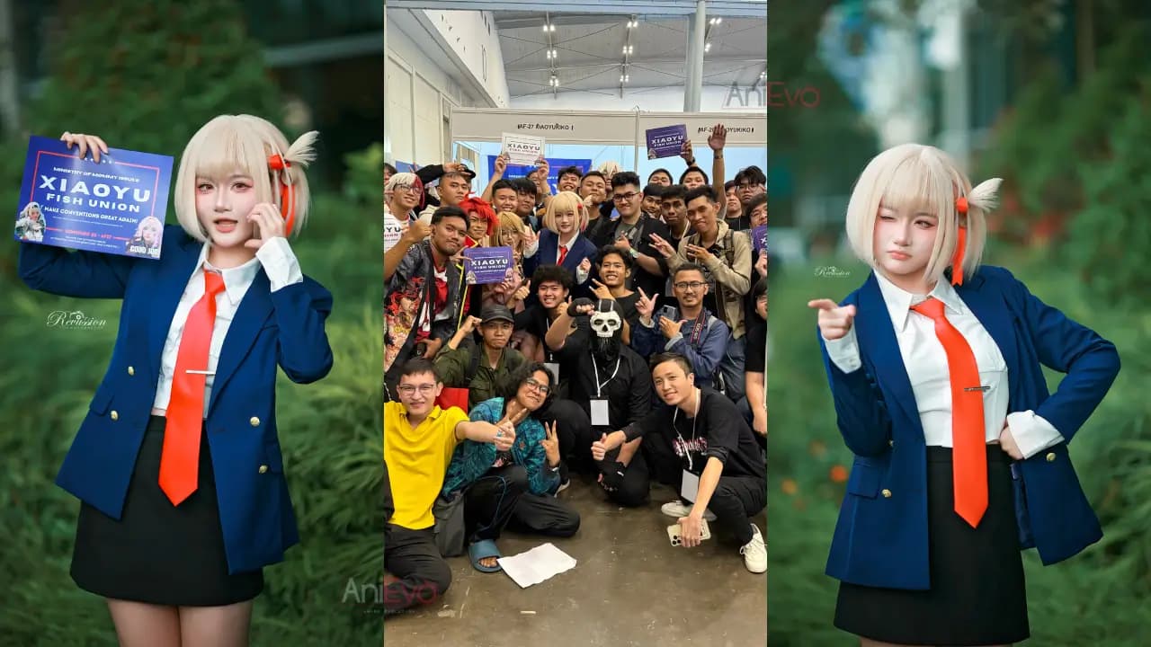 Xiaoyukiko Bikin Heboh Comifuro XX dengan Cosplay "President Chisato" yang Gokil dan Kreatif!