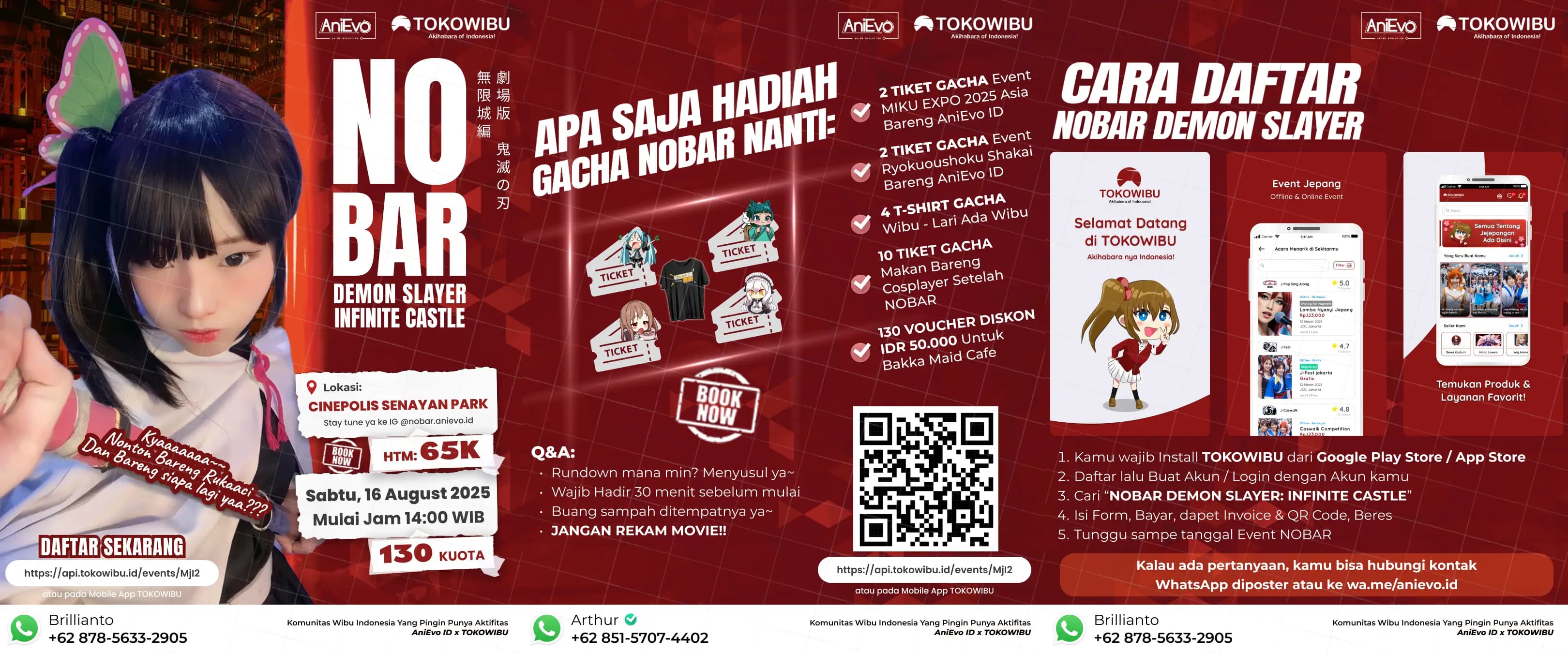 Nonton Bareng Demon Slayer: Infinity Castle Di Cinepolis SPARK Jakarta Bareng AniEvo ID Community!