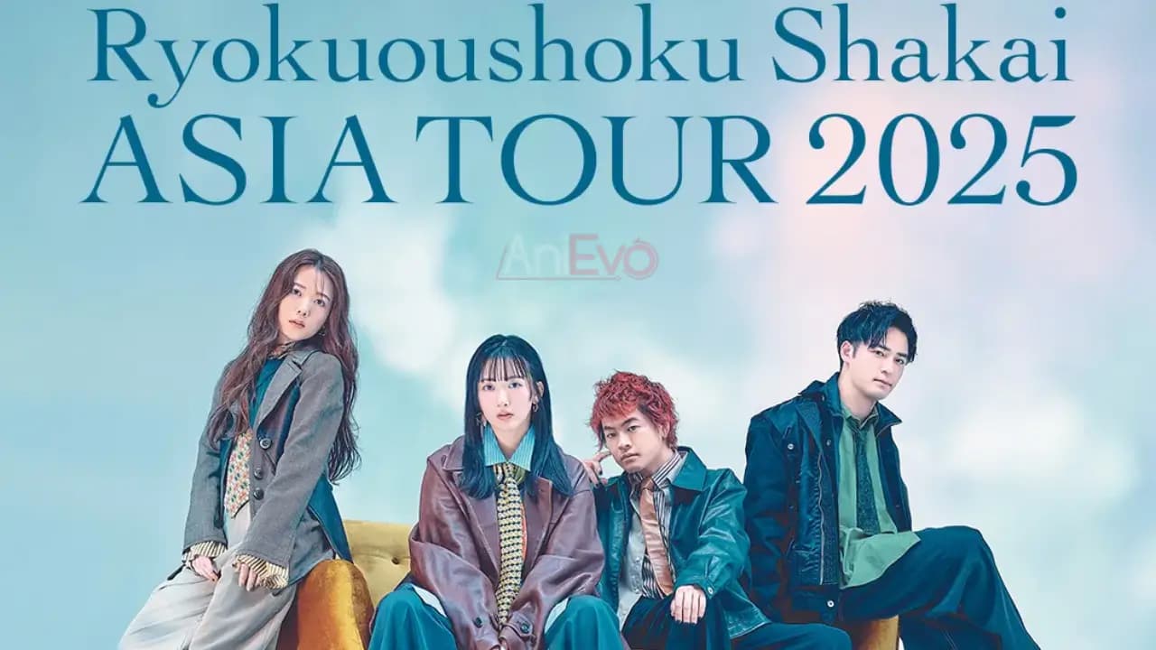 Ryokuoushoku Shakai Bakal Serbu Jakarta! Tur Asia Pertama Mereka Gak Boleh Lo Lewatin!