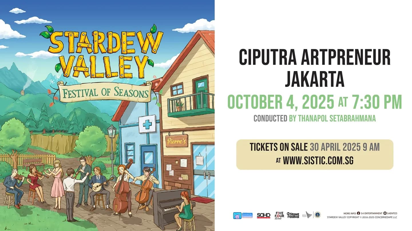 Konser Stardew Valley Bakal Hadir di Jakarta, Lo Jangan Sampai Ketinggalan!