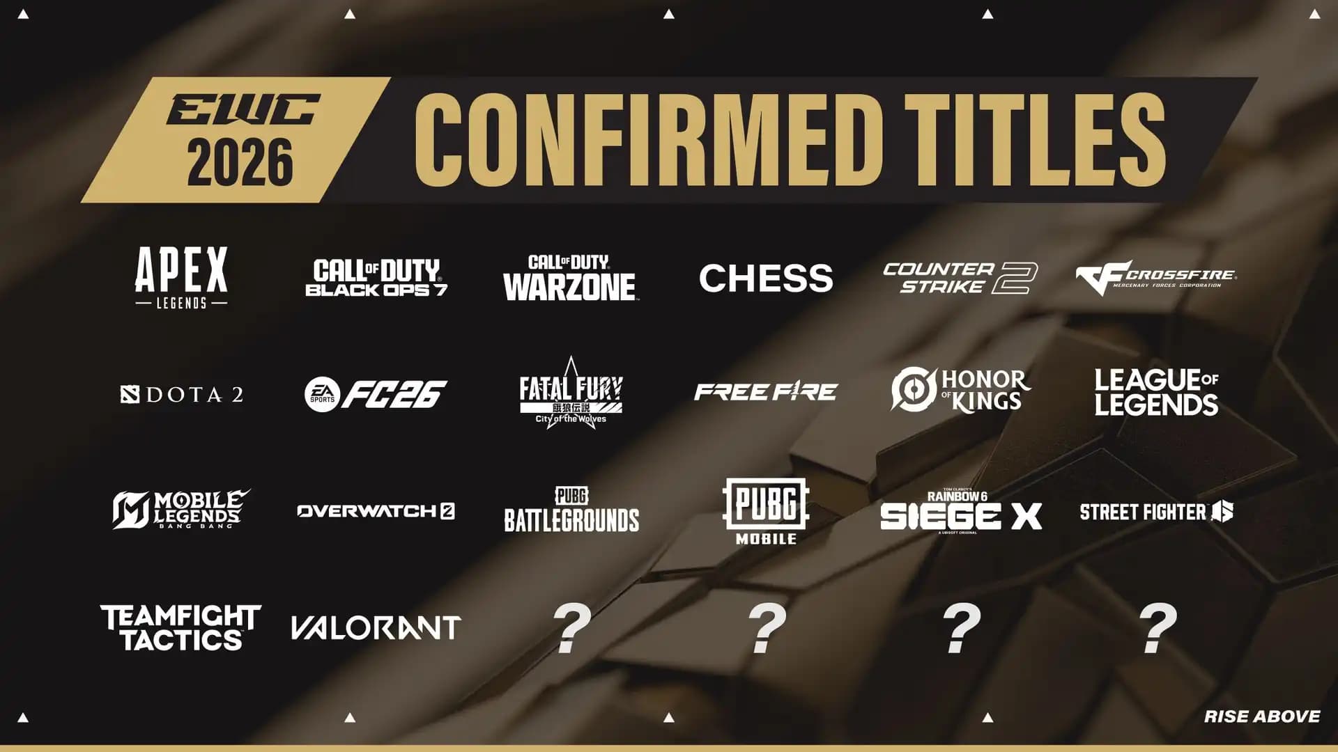 EWCF Konfirmasi 24 Game Yang Akan Ikut EWC 2026, Akan Digelar di Riyadh, Saudi Arabia!