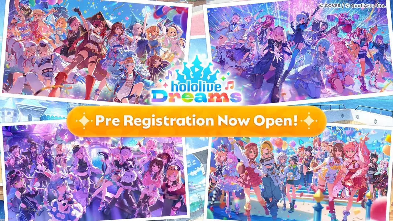 Aplikasi Mobile Pertama Resmi hololive “hololive Dreams” Mulai Pre-Registration Global Hari Ini!