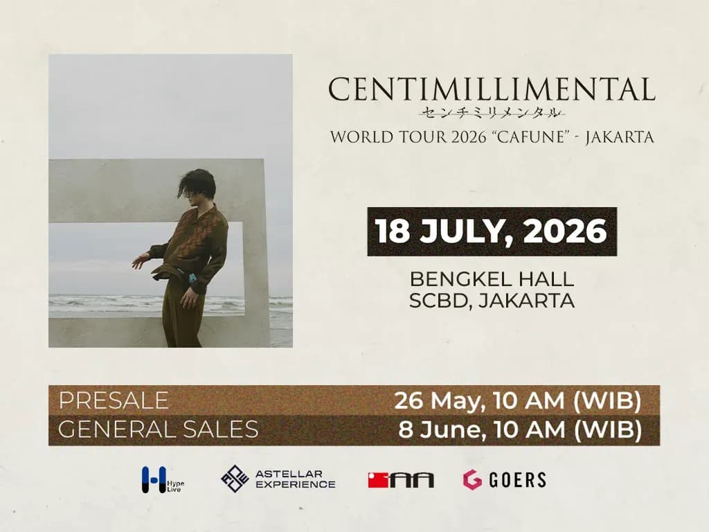 Presale Konser Centimillimental Langsung Sold Out! Siap Lanjut Ke General Sale 8 Juni 2026