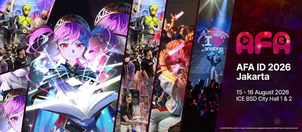 AFAID26 Rayakan Satu Dekade dengan Deretan Bintang Utama di Panggung, Menampilkan Dave Rodgers, Noriko Hidaka, dan Manabu Otsuka


