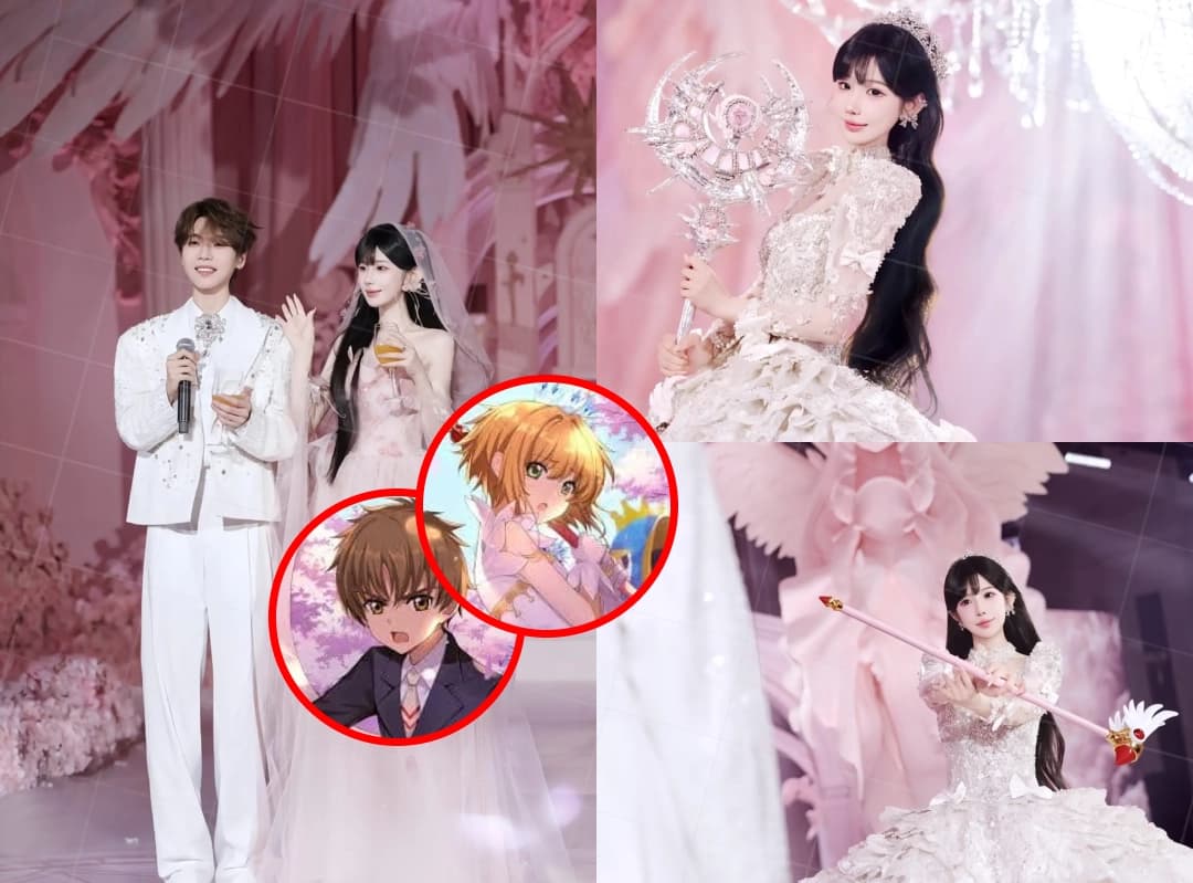 Influencer Asal China Habisin Rp2,3 Miliar Demi Bikin Resepsi Pernikahan Rasa Dunia Anime Cardcaptor Sakura
