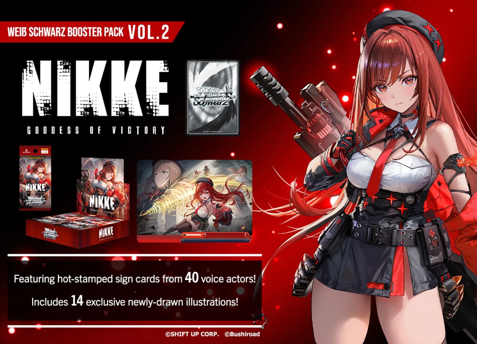 Booster Pack Weiß Schwarz NIKKE Vol.2 Resmi Rilis Hari Ini