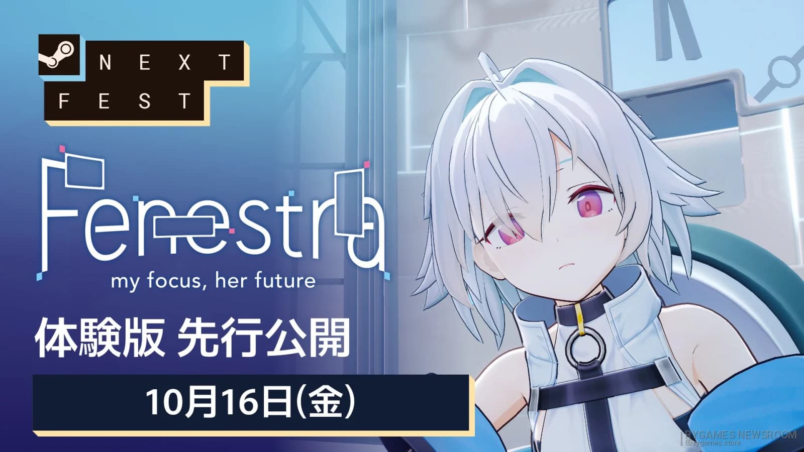 Fenestra: my focus, her future Buka Demo 16 Oktober, Siap Temani Produktivitas Kamu di Steam Next Fest 2026!