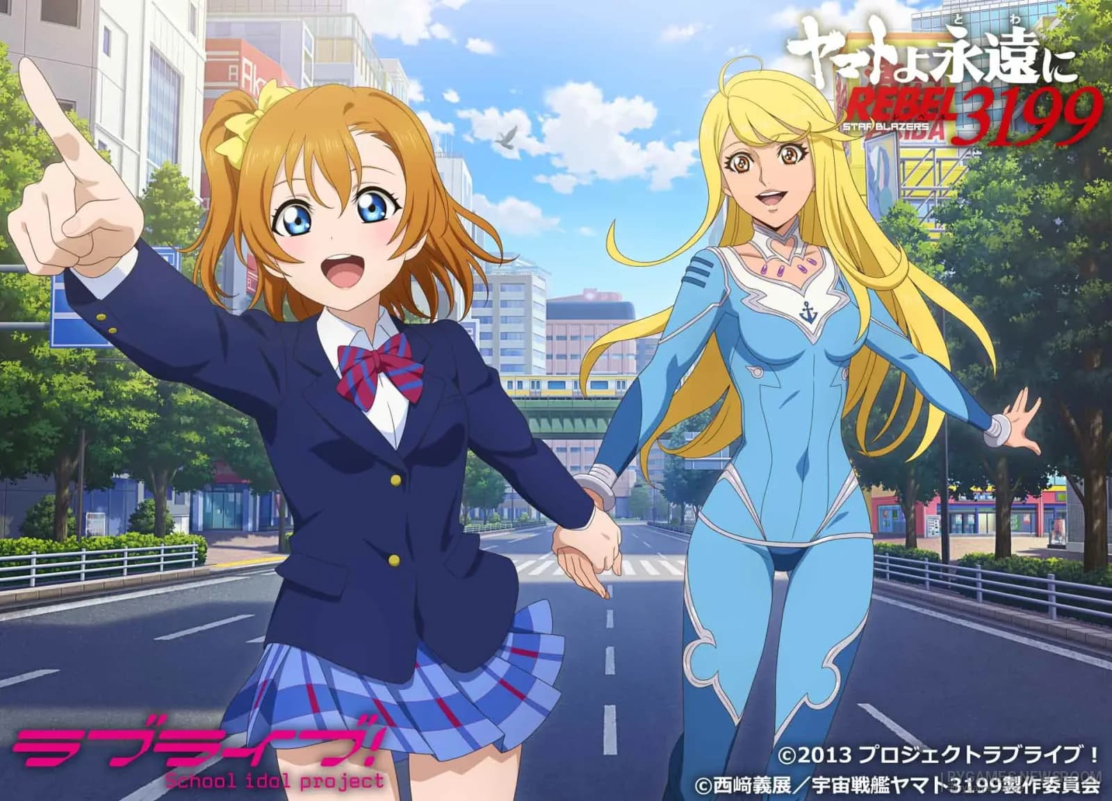 Love Live! x Yamato REBEL 3199 Rilis Visual Kolaborasi