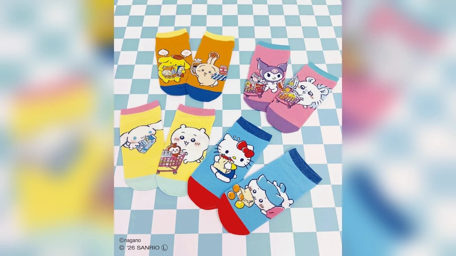 Chiikawa x Sanrio Rilis Kaus Kaki Kolaborasi Lucu!