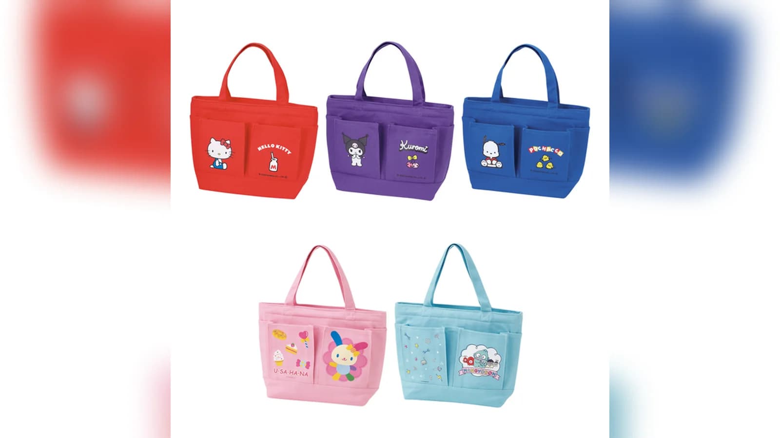 Hello Kitty dan Kuromi Jadi Lunch Bag Kanvas Imut!