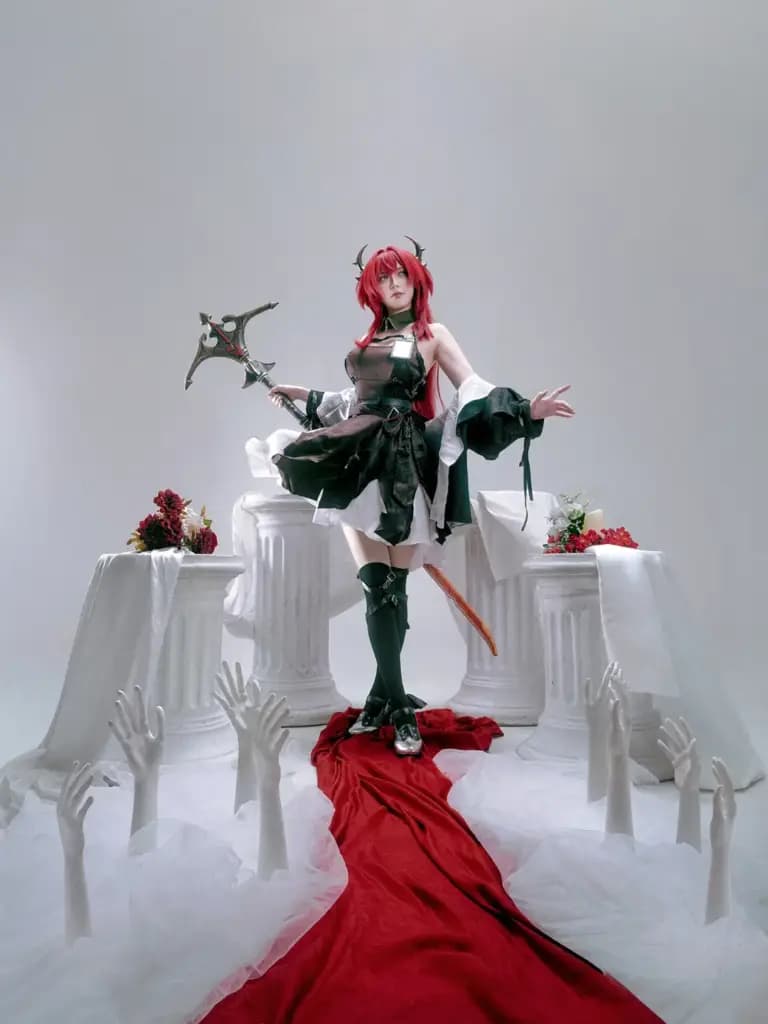Abxtryy, Cosplayer Arknights dengan Skill 3D Modelling