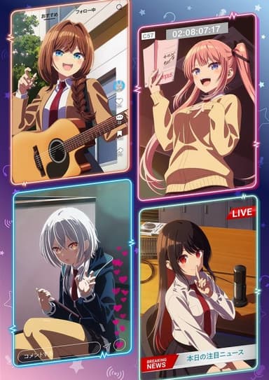 Poster Mayonaka Heart Tune