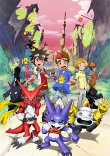 Poster Digimon Xros Wars: The Young Hunters Who Leapt Through Time
