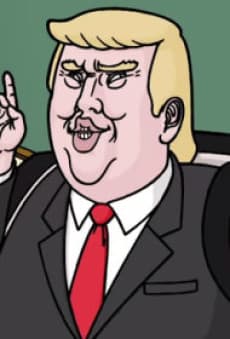 Poster Hey, President Trap-kun!