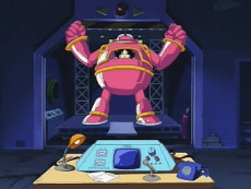 Poster Dr. Slump: Robot Taiketsu! Shukuteki Dr. Mashirito Toujou / Keen de Yuushou!? Penguin Grand Prix