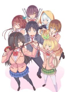 Poster Hensuki: Are you willing to fall in love with a pervert, as long as she’s a cutie?