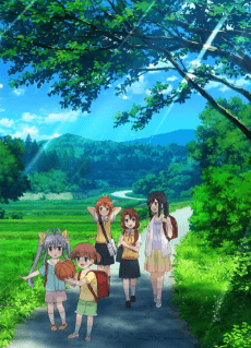 Poster Non Non Biyori Nonstop: Our Club Worked Hard
