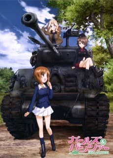 Poster Fushou Akiyama Yukari no Sensha Kouza: M4 Sherman in Girls und Panzer