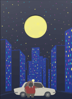Poster Odd Taxi Original Picture Drama