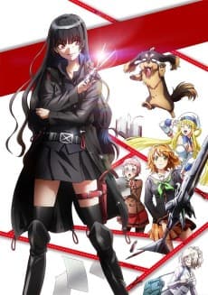 Poster Dog & Scissors