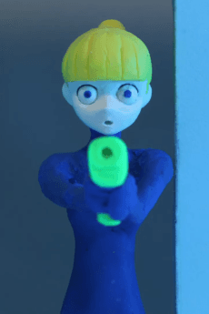 Poster Agent Blue
