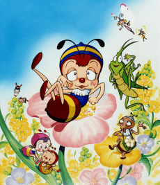 Poster Konchuu Monogatari Minashigo Hutch (1989)